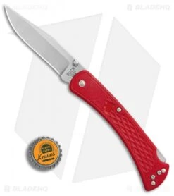 Buck Knives Buck 110 Slim Select Lockback Knife Red GFN (3.75" Satin) 7 Buck Knives Buck 110 Slim Select Lockback Knife Red GFN (3.75" Satin) -Buck Knives Buck 110 Hunter Select Red GFN BHQ 88707 er bottlecap