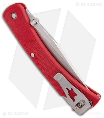 Buck Knives Buck 110 Slim Select Lockback Knife Red GFN (3.75" Satin) 2 Buck Knives Buck 110 Slim Select Lockback Knife Red GFN (3.75" Satin) - Image 2
