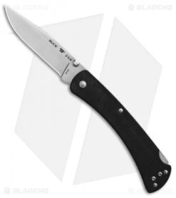 Buck Knives Buck 110 Slim Pro Lockback Knife Black G-10 (3.75" Satin)