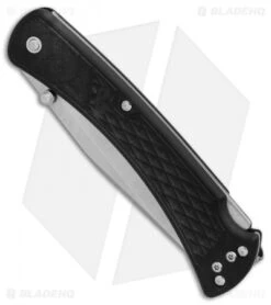 Buck Knives Buck 110 Slim Select Lockback Knife Black GFN (3.75" Satin) -Buck Knives Buck 110 Hunter Slim Pro Black GFN Satin BHQ 88669 er spine