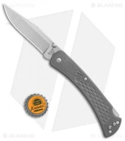 Buck Knives Buck 110 Slim Select Lockback Knife Gray (3.625" Satin) 0110GYS2 -Buck Knives Buck 110 Slim Hunter Select Gray GFN BHQ 106665 jr bottlecap
