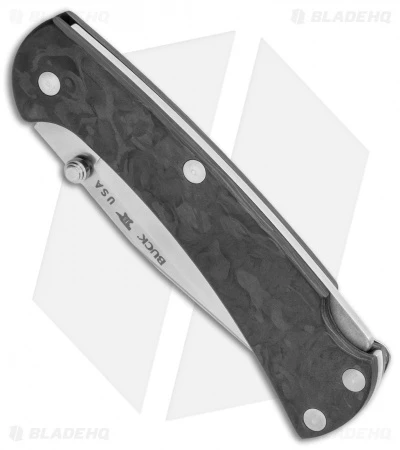 Buck Knives Buck 112 Slim Pro Lockback Knife Marble Carbon Fiber (S30V) 2 Buck Knives Buck 112 Slim Pro Lockback Knife Marble Carbon Fiber (S30V) - Image 2