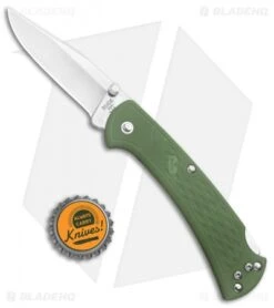 Buck Knives Buck 112 Slim Select Lockback Knife OD Green (3" Satin) 0112ODS2 -Buck Knives Buck 112 Slim Select LB OD Green Satin 0112ODS2 BHQ 106672 jr bottlecap