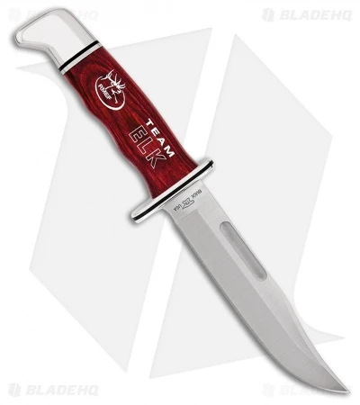 Buck Knives Buck 119 Special RMEF Fixed Blade Knife Cherry (6" Satin) 0119CWSRMEF 1 Buck Knives Buck 119 Special RMEF Fixed Blade Knife Cherry (6" Satin) 0119CWSRMEF