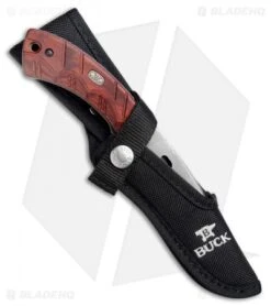 Buck Knives Buck 536 Open Season Skinner Fixed Blade Knife Red Wood (4.5" Satin) 0536RWS -Buck Knives Buck 536 Open Season Skinner Red Wood Satin BHQ 79550 jr sheath