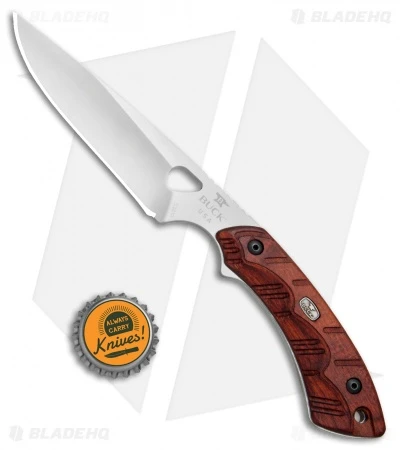 Buck Knives Buck 538 Open Season Small Game Fixed Blade Red Wood (4.25" Satin) 0538RWS 4 Buck Knives Buck 538 Open Season Small Game Fixed Blade Red Wood (4.25" Satin) 0538RWS - Image 4