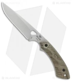 Buck Knives Buck 539 Open Season Small Game Fixed Blade OD Green Micarta (4.25" Satin)