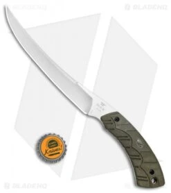 Buck Knives Buck 541 Open Season Boning Knife Fixed Blade OD Green Micarta (4.25" Satin) -Buck Knives Buck 541 Open Season Boning Knife OD Green Micarta BHQ 79555 jr bottlecap