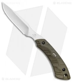 Buck Knives Buck 543 Open Season Caping Knife Fixed Blade OD Green Micarta (3.5" Satin)