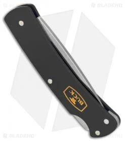 Buck Knives Buck Alumni Lockback Knife Black Al (1.8" Stonewash) 0524BKS -Buck Knives Buck Alumni LB Black Al 0524BKS BHQ 80984 jr side