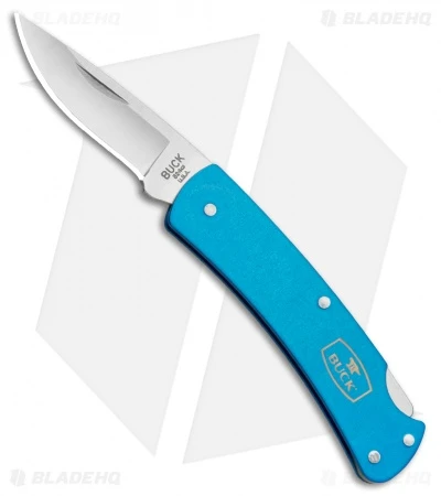 Buck Knives Buck Alumni Lockback Knife Blue Al (1.8" Stonewash) 0524BLS 1 Buck Knives Buck Alumni Lockback Knife Blue Al (1.8" Stonewash) 0524BLS
