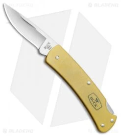 Buck Knives Buck Alumni Lockback Knife Gold Al (1.8" Stonewash) 0524GDS