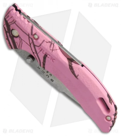 Buck Knives Buck Bantam BLW Lockback Knife Pink Mossy Oak Camo (3.125" Satin) 0285CMS10 2 Buck Knives Buck Bantam BLW Lockback Knife Pink Mossy Oak Camo (3.125" Satin) 0285CMS10 - Image 2