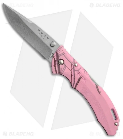 Buck Knives Buck Bantam BLW Lockback Knife Pink Mossy Oak Camo (3.125" Satin) 0285CMS10 1 Buck Knives Buck Bantam BLW Lockback Knife Pink Mossy Oak Camo (3.125" Satin) 0285CMS10