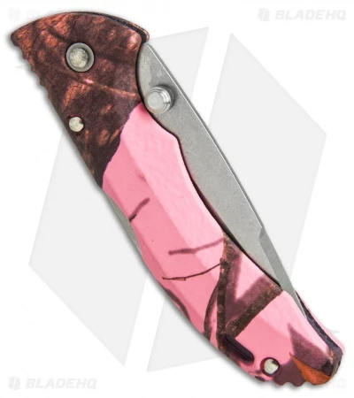 Buck Knives Buck Bantam BBW Lockback Knife Pink Mossy Oak Camo (2.75" Satin) 0284CMS10 2 Buck Knives Buck Bantam BBW Lockback Knife Pink Mossy Oak Camo (2.75" Satin) 0284CMS10 - Image 2