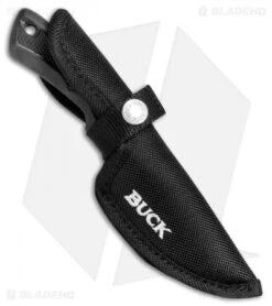 Buck Knives Buck BuckLite Max II Small Fixed Blade Knife Black (3.25" Stonewash) 0684BKS -Buck Knives Buck Bucklite Max II Small 684BKS BHQ 80999 jr sheath