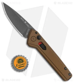 Buck Knives Buck Deploy Automatic Knife Burnt Bronze (3" Gray) 0838BRS1 -Buck Knives Buck Deploy Auto Burnt Bronze Gray BHQ 146019 jr bottlecap