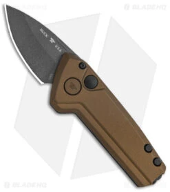 Buck Knives Buck Deploy Mini Automatic Knife Burnt Bronze (3" Gray) 0838BRS1