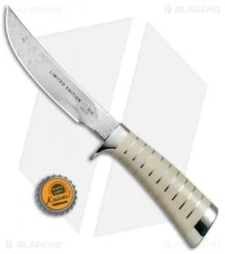 Buck Knives Buck Expert Hunter L.E. Legacy Fixed Blade Stacked Ivory Micarta (5" Damascus) -Buck Knives Buck Expert Hunter L.E. Legacy Stacked Ivory Micarta Damascus 0907IVSLE B BHQ 79566 jr bottlecap