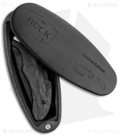 Buck Knives Buck Fluid X1 Legacy Collection L.E. Lockback Knife Marble CF (3" Black) -Buck Knives Buck Fluid X1 LTD 0289CFSLE BHQ 83124 jr box