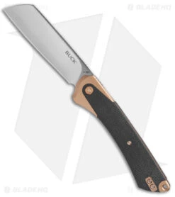 Buck Knives Buck 263 Hiline XL Frame Lock Knife Black Micarta/Copper Al (3.75" SW) 0263CPS1