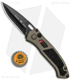 Buck Knives Buck Impact Automatic Knife Coyote Tan (3.125" Black) 0898BRS1 -Buck Knives Buck Impact Auto Coyote Tan Black 0898BRS1 BHQ 92978 jr bottlecap
