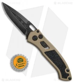 Buck Knives Buck Impact Automatic Knife Coyote Tan (3.125" Black SW) 0898BRS -Buck Knives Buck Impact Automatic Coyote Tan black sw 0898BRS BHQ 67988 er size