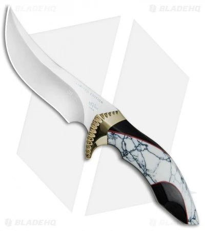 Buck Knives Buck Kalinga L.E. Legacy Fixed Blade White Turquoise/Buffalo Horn (4.8" Satin) 1 Buck Knives Buck Kalinga L.E. Legacy Fixed Blade White Turquoise/Buffalo Horn (4.8" Satin)