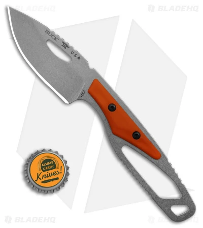 Buck Knives 630 Paklite 2.0 Hide Select Fixed Blade Knife Orange (2.75" Satin) 4 Buck Knives 630 Paklite 2.0 Hide Select Fixed Blade Knife Orange (2.75" Satin) - Image 4