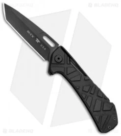 Buck Knives Buck Marksman Tanto Folding Knife (3.5" Black) 0831BKS-B