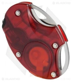 Buck Knives Buck Metro Knife W/ LED Red (1.1" Satin) B758-RD-0 -Buck Knives Buck Metro LED Red Satin B758 RD BHQ 71299 jr side