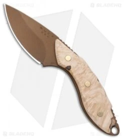 Buck Knives Buck Mini Alpha Hunter Fixed Blade Knife (2.5" Bronze) 0196BWSLE
