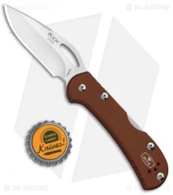 Buck Knives Buck Mini SpitFire Lockback Knife Brown (2.75" Satin) 0726BRS -Buck Knives Buck Mini SpitFire LB Brown Satin 0726BRS BHQ 92995 jr bottlecap