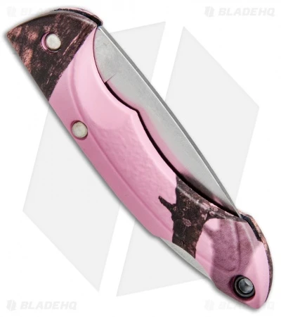 Buck Knives Buck Nano Bantam Lockback Knife Pink Mossy Oak Camo (1.88" Satin) 0283CM10-B 3 Buck Knives Buck Nano Bantam Lockback Knife Pink Mossy Oak Camo (1.88" Satin) 0283CM10-B - Image 3