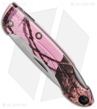 Buck Knives Buck Nano Bantam Lockback Knife Pink Mossy Oak Camo (1.88" Satin) 0283CM10-B 2 Buck Knives Buck Nano Bantam Lockback Knife Pink Mossy Oak Camo (1.88" Satin) 0283CM10-B - Image 2