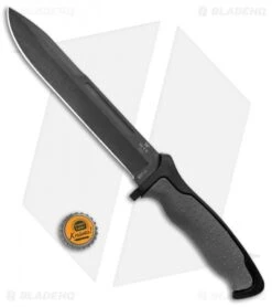 Buck Knives Buck Nighthawk Hunter Tactical Fixed Blade Knife Dynaflex (7.5" Black) 0651GYS -Buck Knives Buck Nighthawk Hunter Tactical Dynaflex Black 0651GYS BHQ 92975 jr bottlecap
