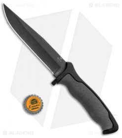 Buck Knives Buck Nighthawk Tactical Fixed Blade Knife Dynaflex (6.5" Black) 0650GYS -Buck Knives Buck Nighthawk Tactical Dynaflex Black 0650GYS BHQ 92976 jr bottlecap