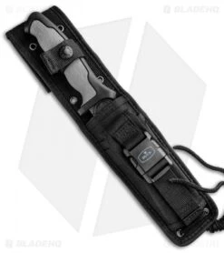 Buck Knives Buck Nighthawk Tactical Fixed Blade Knife Dynaflex (6.5" Black) 0650GYS -Buck Knives Buck Nighthawk Tactical Dynaflex Black 0650GYS BHQ 92976 jr sheath