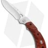 Buck Knives Buck Open Season Folding Skinner Lockback Knife Red Wood (3.75" Satin) 0556RWS