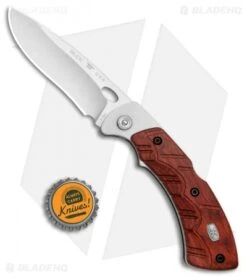 Buck Knives Buck Open Season Folding Skinner Lockback Knife Red Wood (3.75" Satin) 0556RWS -Buck Knives Buck Open Season Folding Skinner Red Wood 0556RWS BHQ 79558 jr bottlecap