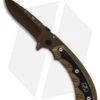 Buck Knives Buck Open Season Whitetail Skinner Folding Knife Micarta (3.75" Bronze Cerakote)