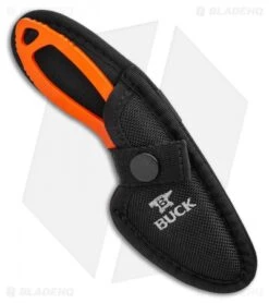 Buck Knives Buck PakLite Skinner Fixed Blade Knife Orange (2.9" Satin) 0140ORS1 -Buck Knives Buck PakLite Skinner Fixed Blade Knife Orange 2.875 Satin 0140ORS1 BHQ 106680 LS Sheath