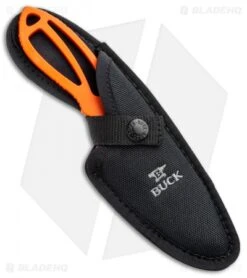Buck Knives Buck PakLite Skinner Fixed Blade Knife Orange (3.5" Satin) 0141ORS1 -Buck Knives Buck PakLite Skinner Orange Satin 0141ORS1 BHQ 106685 jr sheath