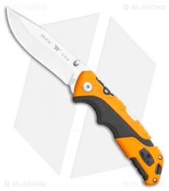 Buck Knives Buck Pursuit Large Lockback Knife Orange GFN (3.625" S35VN) 0659ORS-B