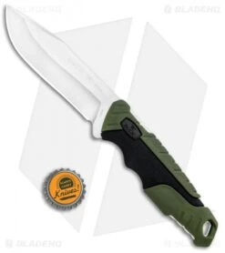 Buck Knives Buck Pursuit Large Fixed Blade Knife Green GFN (4.5" Satin) 0656GRS -Buck Knives Buck Pursuit Large Green GFN Satin 0656GRS BHQ 92937 jr bottlecap