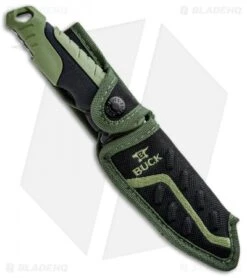 Buck Knives Buck Pursuit Large Guthook Fixed Blade Knife Green GFN (4.5" Satin) 0657GRG 6 Buck Knives Buck Pursuit Large Guthook Fixed Blade Knife Green GFN (4.5" Satin) 0657GRG -Buck Knives Buck Pursuit Large Guthook Green GFN Satin 0657GRG BHQ 92941 jr sheath