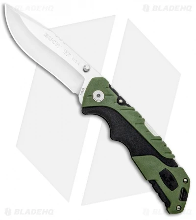 Buck Knives Buck Pursuit Large Lockback Knife Green GFN (3.625" Satin) 0659GRS 1 Buck Knives Buck Pursuit Large Lockback Knife Green GFN (3.625" Satin) 0659GRS