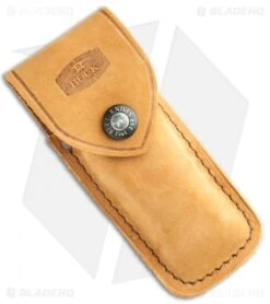 Buck Knives Buck Ranger Lockback Blade Knife Ironwood (3" Polish) 0112IWSLE-B -Buck Knives Buck Ranger LB Polish BHQ 106671 jr sheath