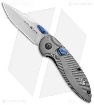 Buck Knives Buck RapidFire Dual-Action Automatic Knife (3" Satin) 0896PLS 1 Buck Knives Buck RapidFire Dual-Action Automatic Knife (3" Satin) 0896PLS
