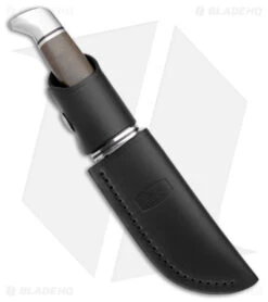 Buck Knives Buck Skinner Pro Green Canvas Micarta W/ Sheath (4" S35VN Satin) -Buck Knives Buck Skinner Pro Green Canvas with Sheath Satin BHQ 124359 jr sheath